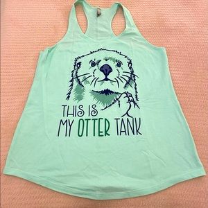 Adorable Otter Racerback Tanktop - Women’s XXL